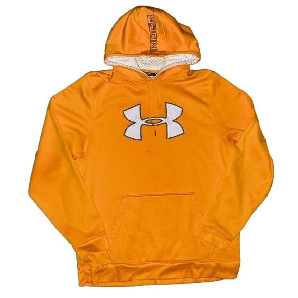 Other - Underarmor Mens Orange Athletic Hoodie XL